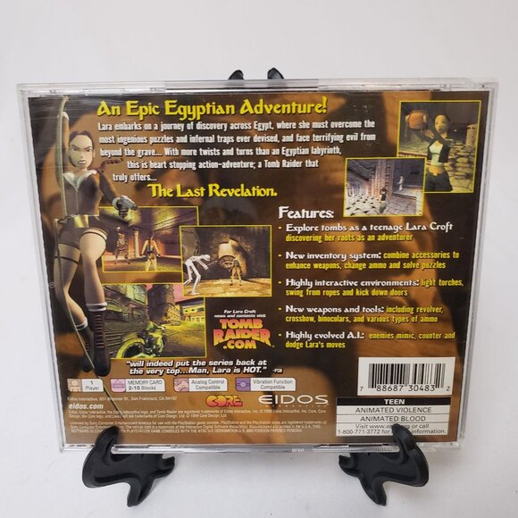 Tomb Raider The Last Revelation PS1 Playstation CIB TESTED WORKING GREAT!!! - Picture 2 of 6